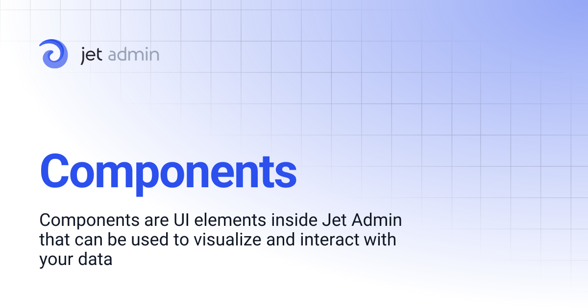 Components | User Guide