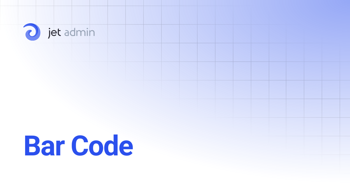 Bar Code | User Guide