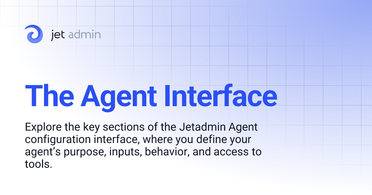 The Agent Interface User Guide